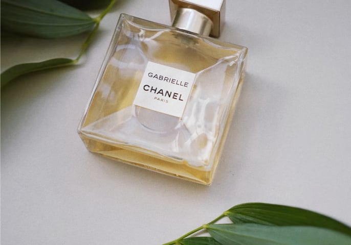 A bottle of the Gabrielle Essence Eau De Parfum from Chanel